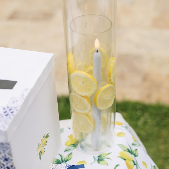 Beauty Home 3 Γυάλινοι διάφανοι σωλήνες Ø10x40cm, Ø8x30cm, Ø6x25cm