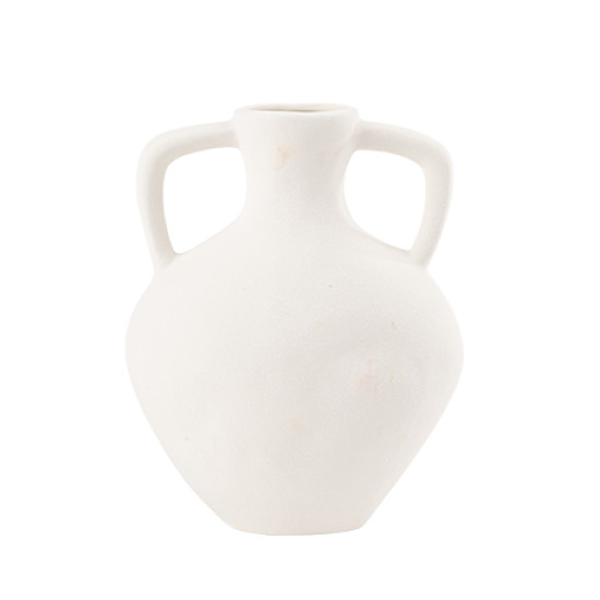 Beauty Home Βάζο Eiger – Λευκό 18,5x15cm