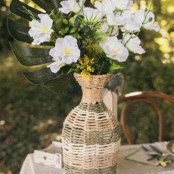 Beauty Home Βάζο πλεκτό Eden Ø15x36cm Beauty Home Βάζο πλεκτό Eden Ø15x36cm