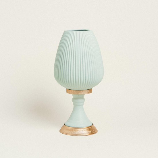 Beauty Home ΒΑΖΟ ΕΚΡΟΥ ΜΕ ΒΑΣΗ 48 cm