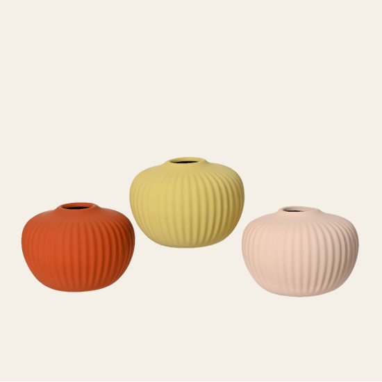 Beauty Home Ματ Κεραμικό Βάζο 15 cm x 11 cm