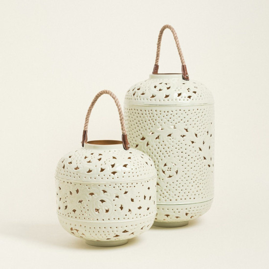 Beauty Home ΦΑΝΑΡΙ ΜΕΤΑΛΙΚΟ ΜΕΝΤΑ 51 x 28 cm