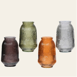 Beauty Home ΒΑΖΟ ΓΥΑΛΙΝΟ 12 x 20 CM Beauty Home ΒΑΖΟ ΓΥΑΛΙΝΟ 12 x 20 CM