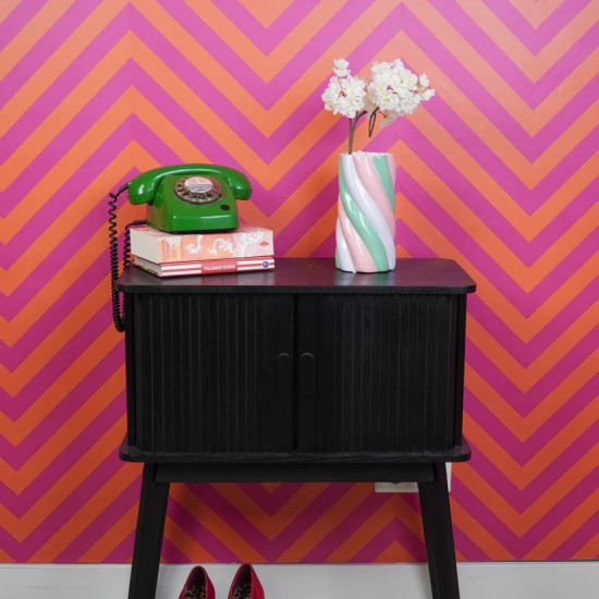 Beauty Home Βάζο “Marshmellow” – Ροζ/Μέντα/Λιλά 10,5×10,5x20cm