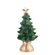 Beauty Home Χριστουγεννιάτικο Δέντρο με Αστέρι σε Βάση από Ρητίνη Ø7,5 x 16 cm