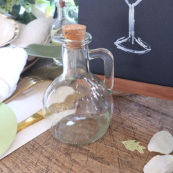 Beauty Home Μικρό μπουκάλι με φελλό Olivia  Ø7,5×11,5cm – 175ml