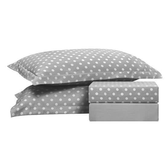 Beauty Home Σετ σεντόνια μονά Art 10101 Fancy 170x260 Γκρι