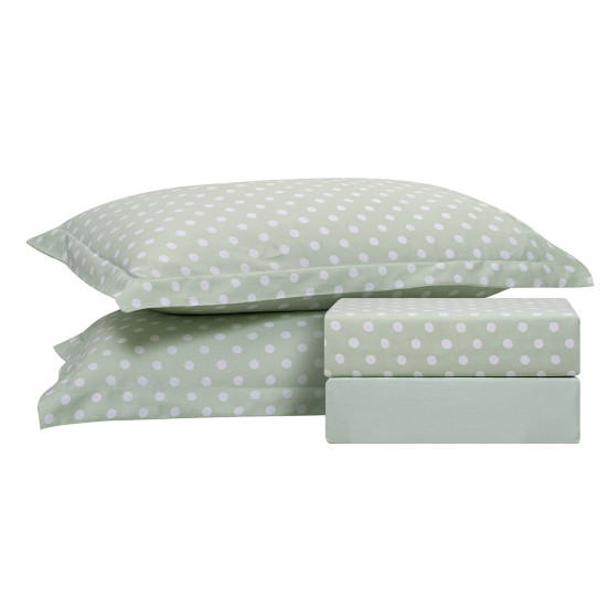 Beauty Home Σετ σεντόνια μονά Art 10101 Fancy 170x260 Μέντα