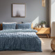 Beauty Home Σετ κουβερλί μονό Glory Art 12364 160x230 Μπλε