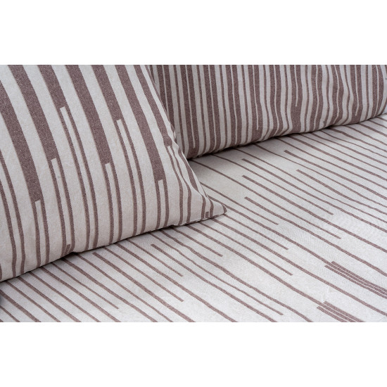 Beauty Home Σετ κουβερλί μονό Glory Art 12367 160x230 Μπεζ