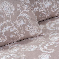 Beauty Home Σετ παπλωματοθήκη υπέρδιπλη Glory Art 12368 230x250 Μπεζ