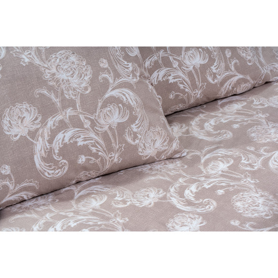 Beauty Home Σετ κουβερλί μονό Glory Art 12368 160x230 Μπεζ