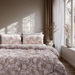 Beauty Home Σετ παπλωματοθήκη υπέρδιπλη Glory Art 12368 230x250 Μπεζ