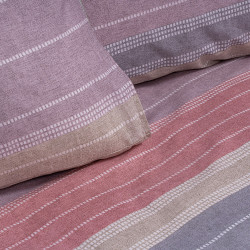 Beauty Home Σετ παπλωματοθήκη υπέρδιπλη Glory Art 12371 230x250 Ροζ,Γκρι