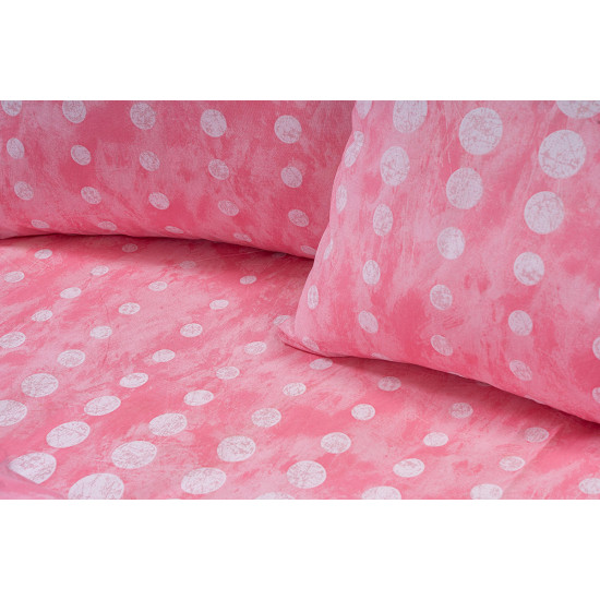 Beauty Home Σετ παπλωματοθήκη υπέρδιπλη Glory Art 12372 230x250 Ροζ,Γκρι