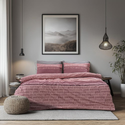 Beauty Home Σετ σεντόνια υπέρδιπλα Glory Art 12374 240x265 Σάπιο Μήλο,Ροζ