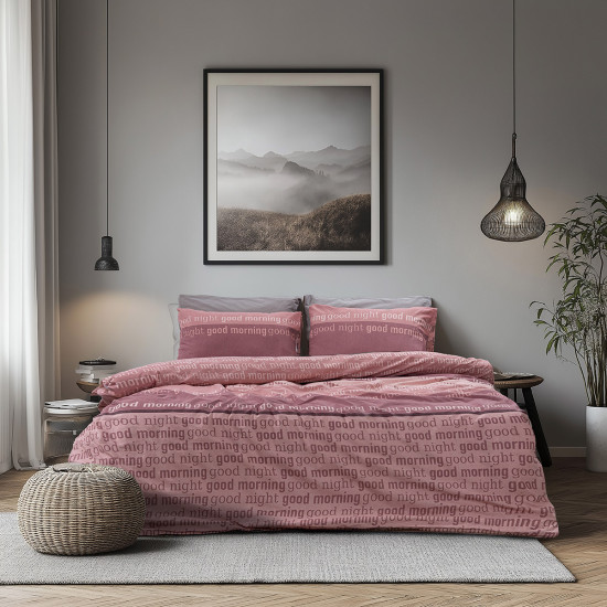 Beauty Home Σετ σεντόνια υπέρδιπλα Glory Art 12374 240x265 Σάπιο Μήλο,Ροζ