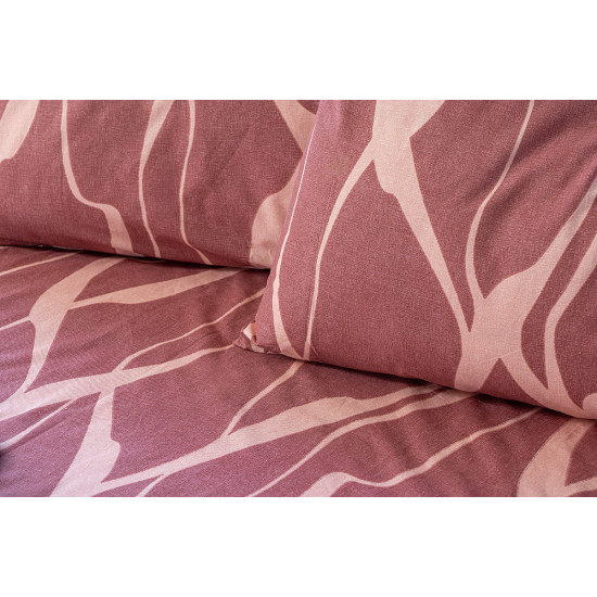 Beauty Home Σετ κουβερλί μονό Glory Art 12375 160x230 Σάπιο Μήλο,Ροζ