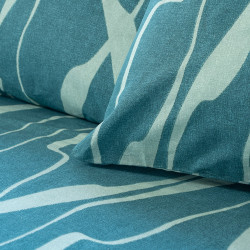 Beauty Home Σετ κουβερλί μονό Glory Art 12378 160x230 Πετρόλ