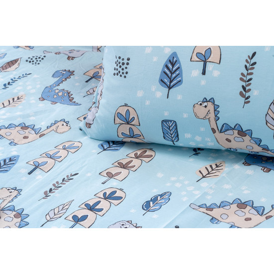 Beauty Home Σετ κουβερλί μονό Candy Art 6325 160x230 Σιέλ