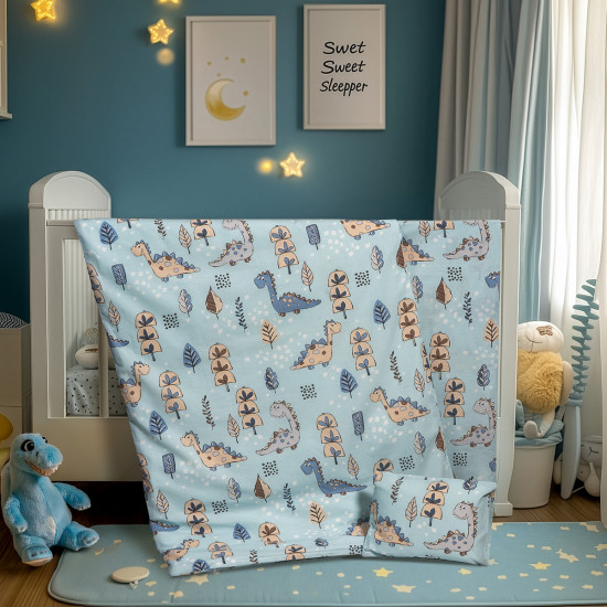 Beauty Home Σετ σεντόνια βρεφικά Bloom Art 6325 120x170 Σιέλ Beauty Home Σετ σεντόνια βρεφικά Bloom Art 6325 120x170 Σιέλ