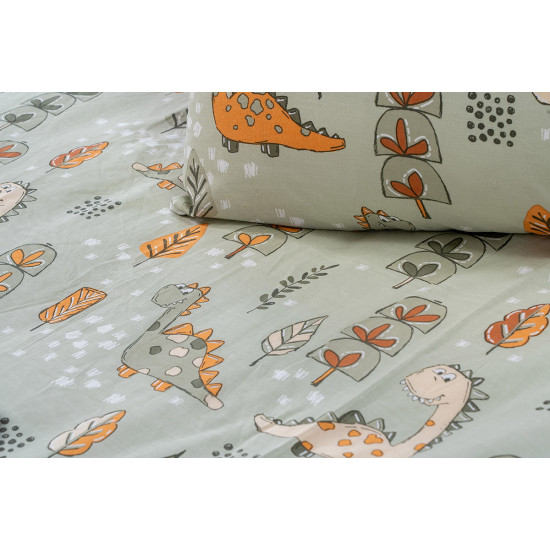 Beauty Home Σετ κουβερλί μονό Candy Art 6326 160x230 Λαδί