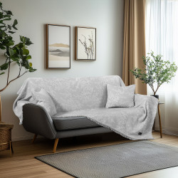 Beauty Home Ριχτάρια σετ 3τμχ Amos Art 8715 (170x170+170x240+170x290) Γκρι