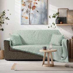 Beauty Home Ριχτάρια σετ 3τμχ Amos Art 8716 (170x170+170x240+170x290) Βεραμάν