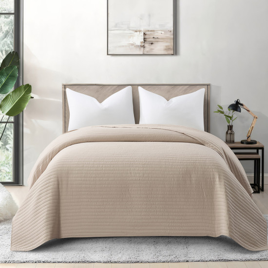 Beauty Home Κουβερλί μονό Ultra Art 12555 160x230 Εκρού Beauty Home Κουβερλί μονό Ultra Art 12555 160x230 Εκρού