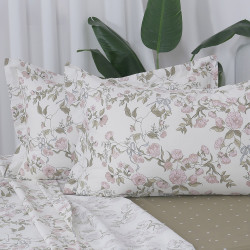 Beauty Home Σετ σεντόνια υπέρδιπλα Memories Art 12675 230x260 Μπεζ,Ροζ