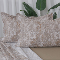 Beauty Home Σετ σεντόνια υπέρδιπλα Memories Art 12680 230x260 Μόκα