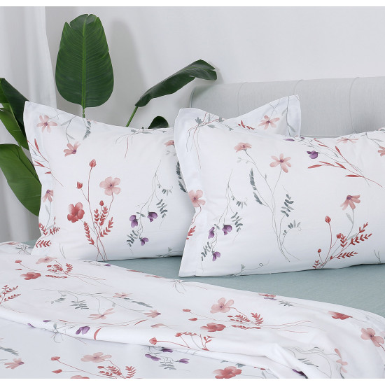 Beauty Home Σετ σεντόνια υπέρδιπλα Memories Art 12681 230x260 Εκρού,Βεραμάν