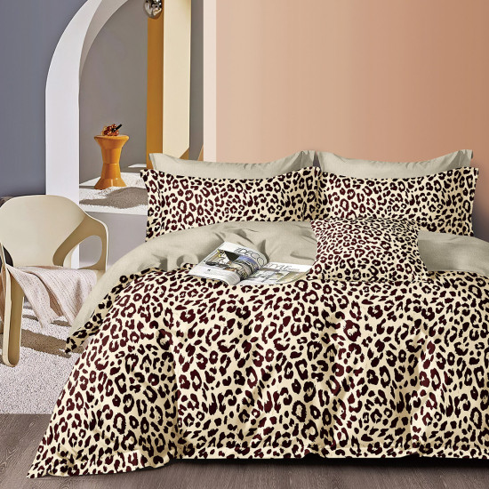 Beauty Home Σετ σεντόνια υπέρδιπλα Memories Art 12682 230x260 Μπεζ