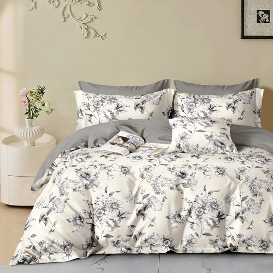 Beauty Home Σετ σεντόνια υπέρδιπλα Memories Art 12683 230x260 Μπεζ