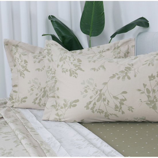 Beauty Home Σετ σεντόνια υπέρδιπλα Memories Art 12687 230x260 Μπεζ