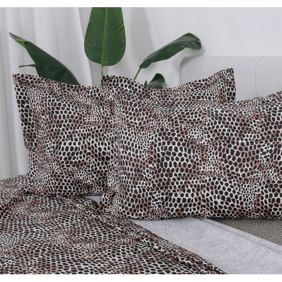 Beauty Home Σετ σεντόνια υπέρδιπλα Memories Art 12688 230x260 Μπεζ