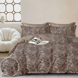 Beauty Home Σετ σεντόνια υπέρδιπλα Memories Art 12688 230x260 Μπεζ