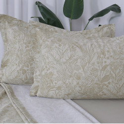 Beauty Home Σετ σεντόνια υπέρδιπλα Memories Art 12689 230x260 Μπεζ