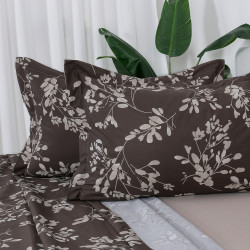 Beauty Home Σετ σεντόνια υπέρδιπλα Memories Art 12693 230x260 Καφέ