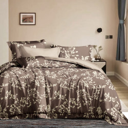 Beauty Home Σετ σεντόνια υπέρδιπλα Memories Art 12693 230x260 Καφέ