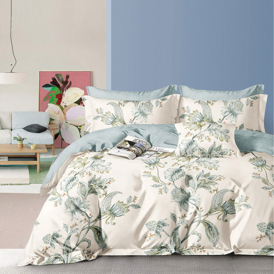 Beauty Home Σετ σεντόνια υπέρδιπλα Memories Art 12694 230x260 Μπεζ