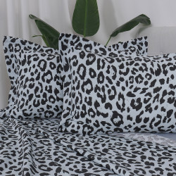 Beauty Home Σετ σεντόνια υπέρδιπλα Memories Art 12699 230x260 Γκρι,Σιέλ