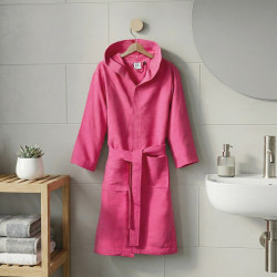 Beauty Home Μπουρνούζι με κουκούλα Mojo Art 3471 Ματζέντα XS