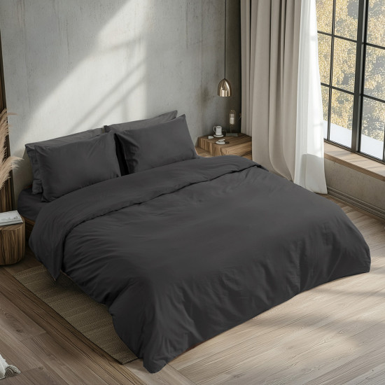Beauty Home Ζεύγος μαξιλαροθήκες Prime Art 1230 53x73 Μαύρο