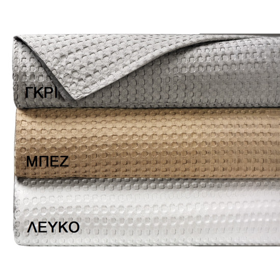 Beauty Home Πικέ μονή Iconic Art 12551 soft waffle 180x240