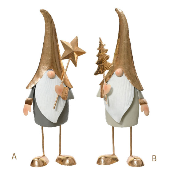 Beauty Home Μεταλλικός Νάνος 10.5  x 16 x 35 cm  Α