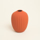 Beauty Home Ματ Κεραμικό Βάζο 8 cm x 10 cm Πορτοκαλί Beauty Home Ματ Κεραμικό Βάζο 8 cm x 10 cm Πορτοκαλί