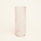 Beauty Home Γυάλινο Βάζο με Εφέ Στροβιλισμού 10cm x 26.5cm  Σάπιο Μήλο