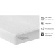 Beauty Home Προστατευτικό στρώματος Micro Καπιτονέ Art 4401 Λευκό 100x200+37