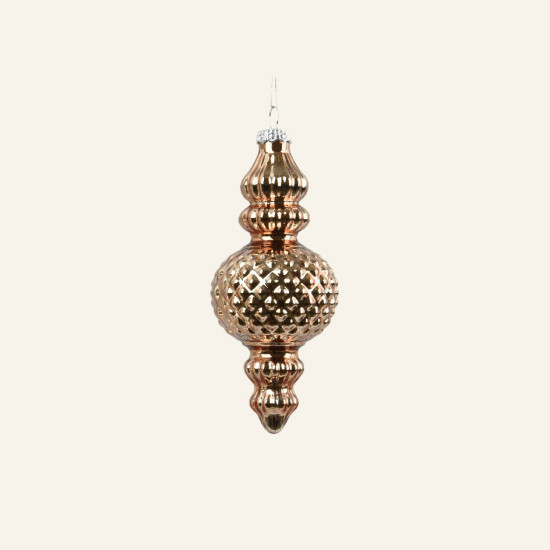 Beauty Home ΓΥΑΛΙΝΟ ΣΤΟΛΙΔΙ ENAMEL 6 x 13 CM  ΧΡΥΣΟ